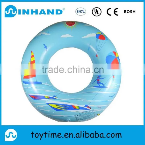 EN71 Pvc Inflatable Baby Swimming Ring Float , Customised Swim Tube With Logo Printing photo-2