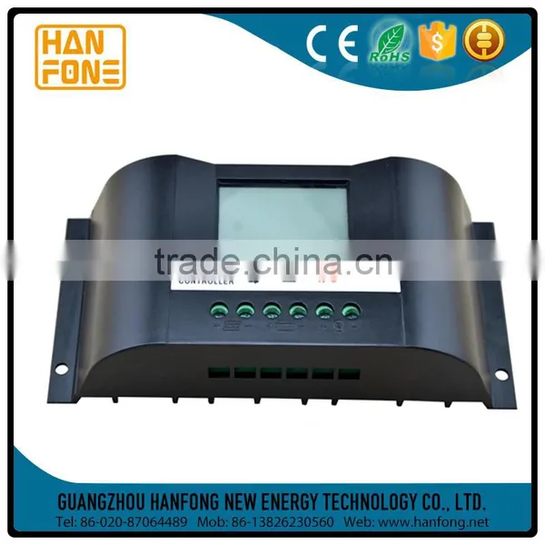 Factory Price 12v 24v Solar Controller 20A for Off-grid System Use With Digital LCD Display