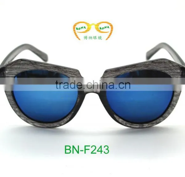 2015 High Quality Wooden Frame Mirroor Lens Sunglasses photo-2
