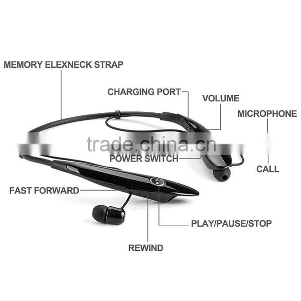 HV-900 Wireless Bluetooth Headset for Sports , Lightweight Neckband Design and Astonishing Sound Quality Bluetooth Headphones photo-2