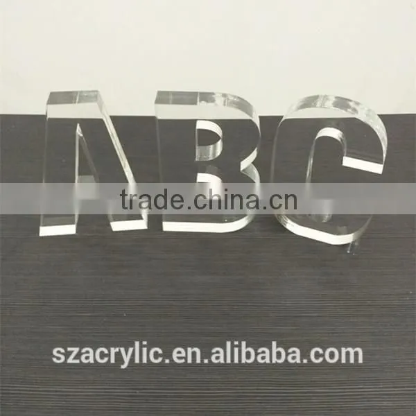 Thick Acrylic Alphabetical Letter Freestanding photo-3