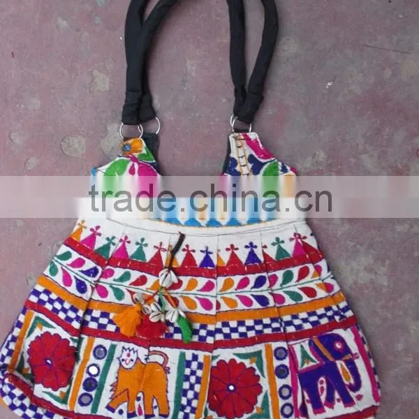 Banjara Stylish Vintage Indian Embellished Tote Bag Vintage Banjara Shoulder Bag photo-2