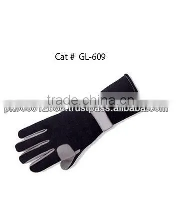 White And Black Karting Gloves