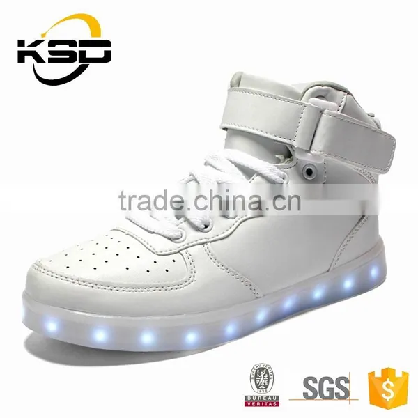 Hot Selling China Supplier MOQ1 HIgh Neck Shoes LED Light Up Shoes photo-2