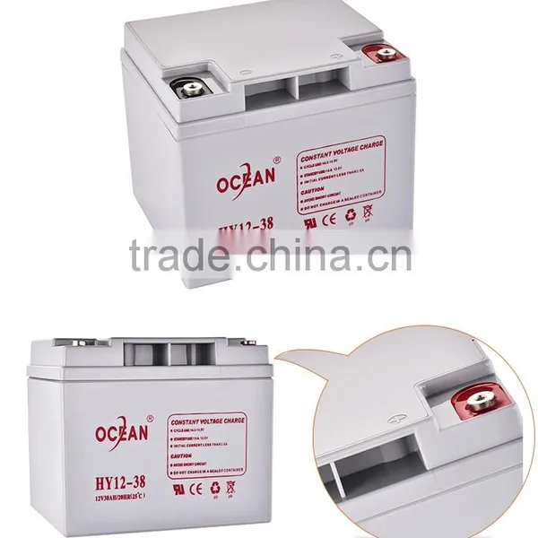 Rechargable Contemporary 12V Best Quality 38ah Battery Solar 12v photo-4