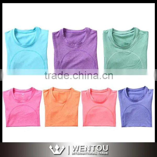 Comfortable Breathable Yoga Short Sleeve T-shirt photo-3