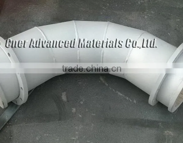 Hot Sale Alumina Ceramic Lined Pipe/Bend/Elbow For Mining photo-3