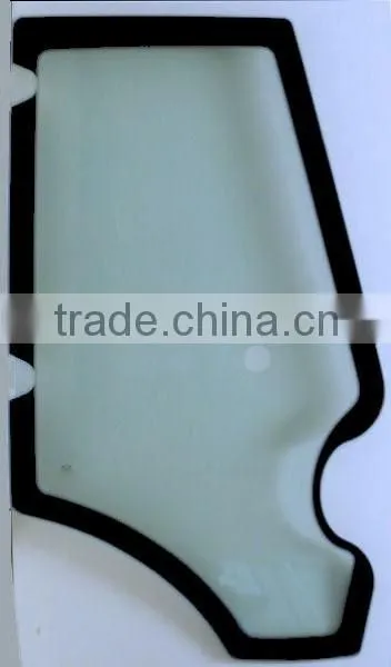 JCB3CX Backhoe Right Door Tempered Printed Glass Windshield P.N.827/80144 1640*940MM 1Hole