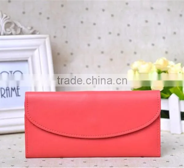 Top Sale Leather Long Card Holder Wallet New Customized Women Wallet 2016 photo-2