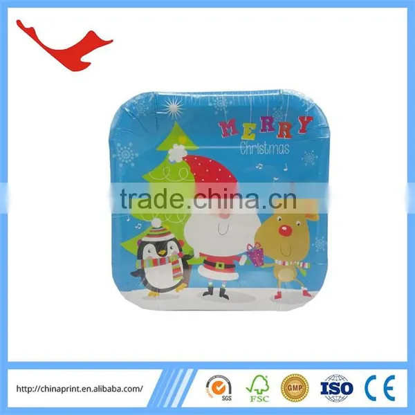 005 ECO Friendly Disposable Printing Paper Dinner Plate Raw Material photo-3