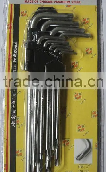 The Hot Sales and The Low Price and The Quality TK9003 9PCS Tork Key Wrench/ Hand Tool