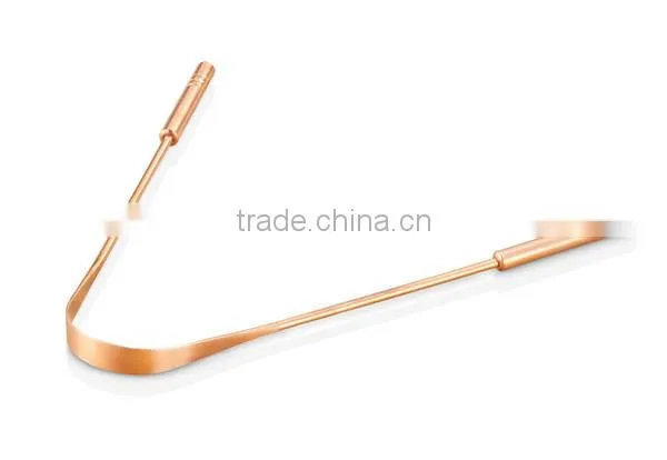 Tongue Scraper Made up of 100% Pure Copper Tongue Cleaner Scrapper / Copper Tongue Scrapper photo-3