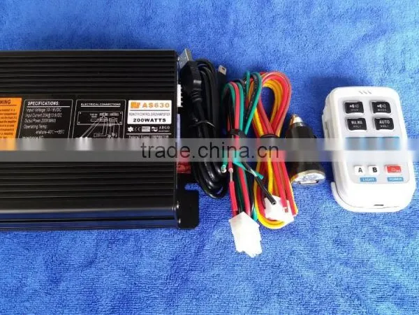 Auto 200W 400W Electronic Police Warning Siren Amplifier