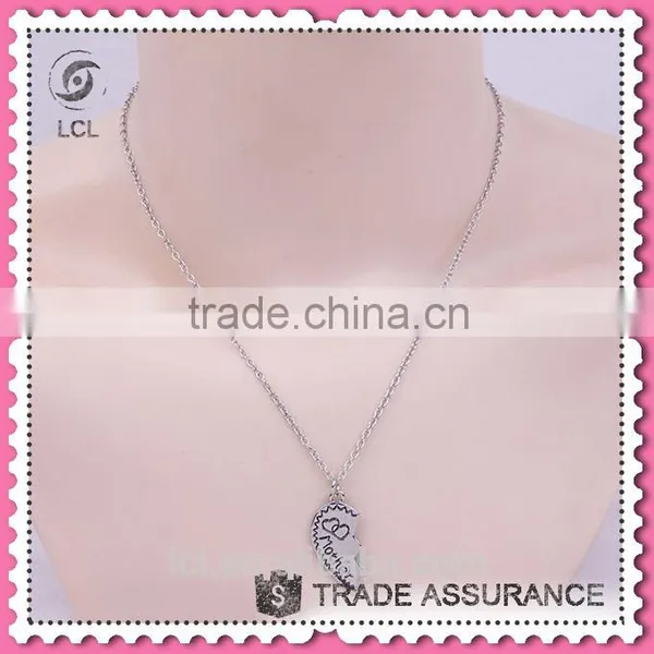 Mother and Daughter Broken Heart Necklace, Hot Sale Broken Heart Chain Necklace photo-4