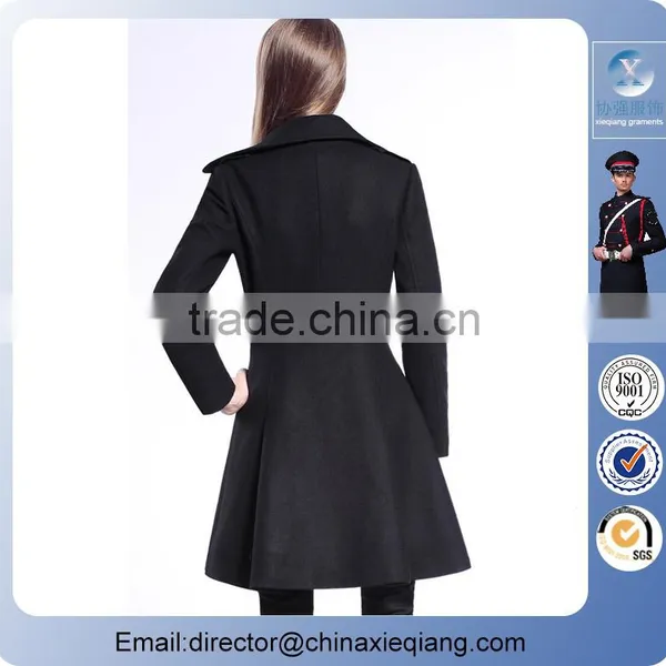 2016 New Desgin Zipper Slim Fit Lady Winter Coat photo-2