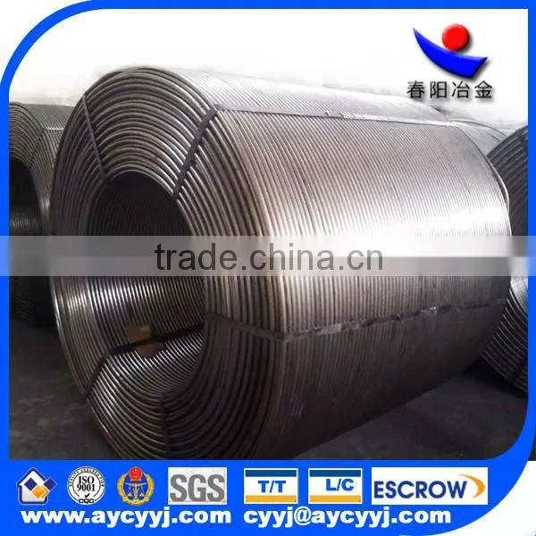 China Supply CaSi Cored Welding Wire/ Calcium Silicon Cored Wire photo-3