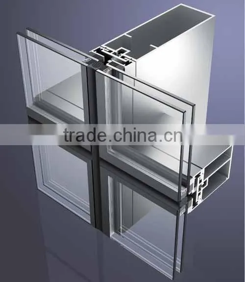 T3-T8 Temper and Application Curtain Wall System