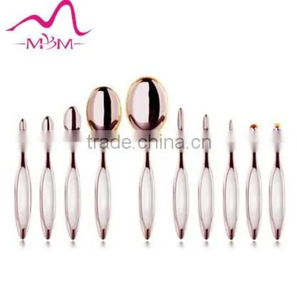 Toothbrush Shaped Foundation Powder Brushes Kit Face Cosmetic Make Up Brush Set photo-4