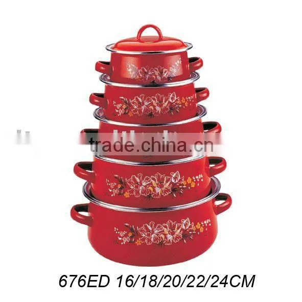 Enamel Casserole Set