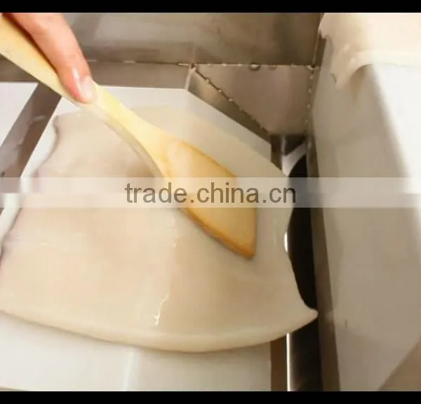 QY-18 High Quality Stainless Steel Squid Fish Cutting Machine Good Cutting Effect Squid Crosswise Cutter photo-2