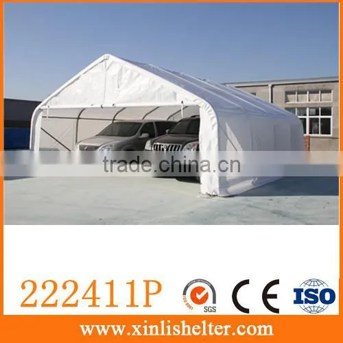 Peak Waterproof Two-Car Garage Shed photo-2