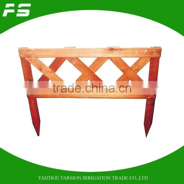 Natural Wood Horizontal Garden Wood Barrier Picket Barrier
