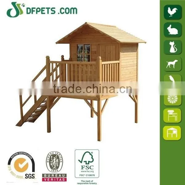 DFPets DFP004 Wooden Kids Playhouse,Wholesale Wood Playhouse photo-4