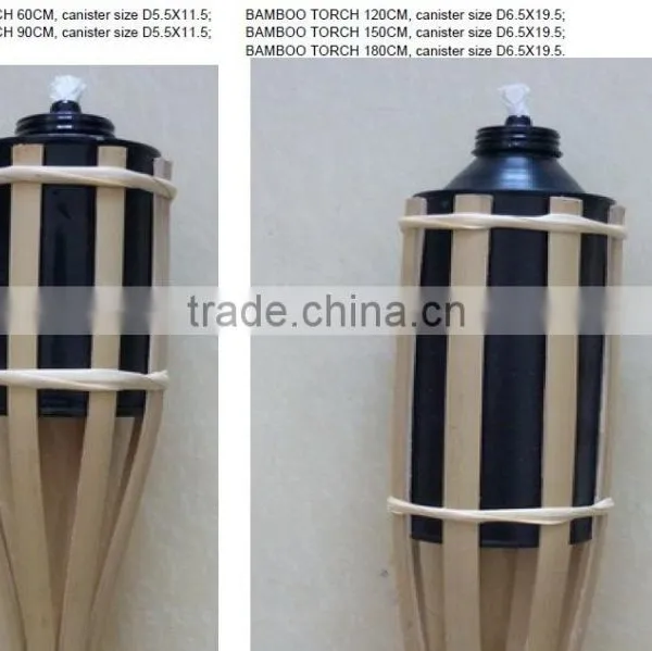 FD-16405 Natural Bamboo Tiki Torch photo-3