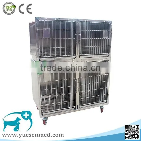 Size Customizable High Quality Stainless Steel Veterinary Clinic Pet Cages photo-4