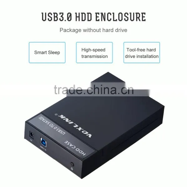 VOXLINK USB3.0 3.5 Inch SATA Hard Drive Enclosure HDD Docking Station,UK