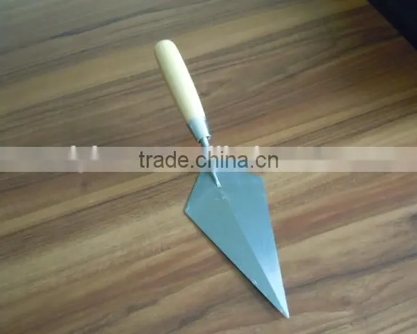 Pointed One Piece Forged Trowel Leaf Trowel With Wooden Handle photo-5
