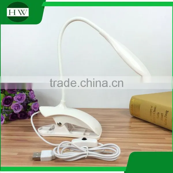Portable Flexible Target Adjustable Plastic Usb Foldable Folding Mini Led Night Clamp Clip Reading Book Light Lamp photo-3