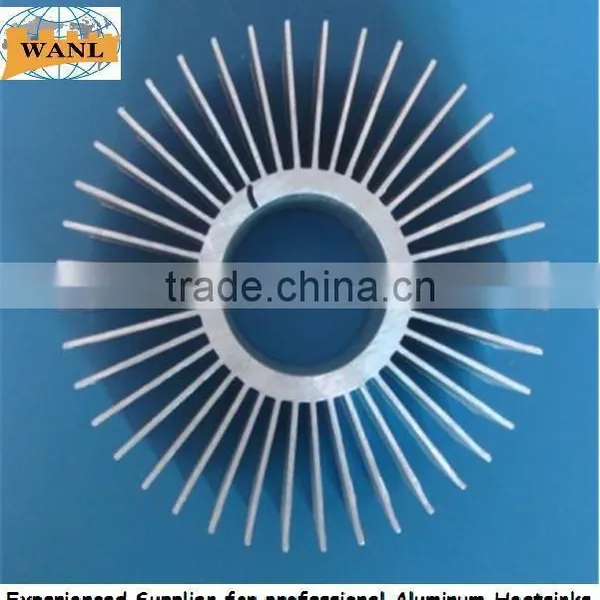 Hot Selling 6063 Aluminum Heat Pipe Heat Sink photo-5