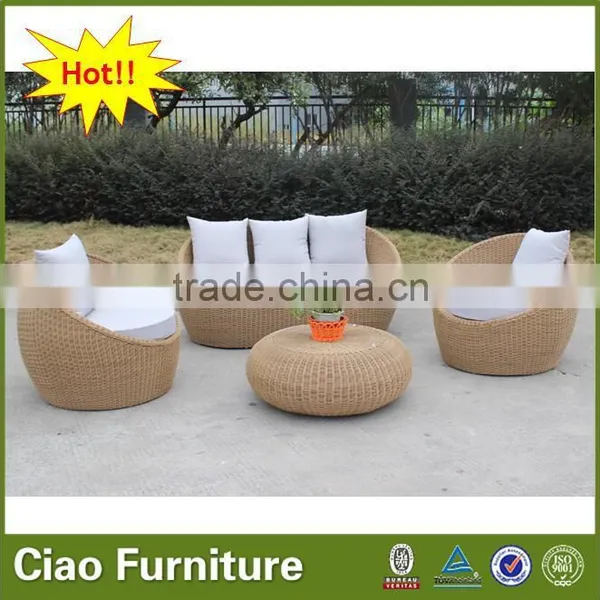 Garden Furniture Outdoor Rattan Outdoor Egg Sofa Set photo-4