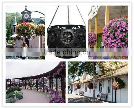 Plastic Hanging Basket, Wedding Decoration, Vertical Garden Plastic Pots, photo-2
