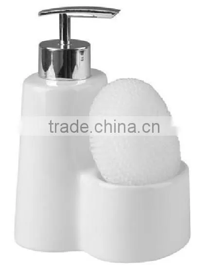 Plastic Pump Ceramic Soap Dispenser photo-2