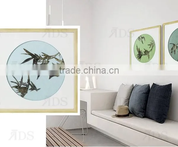 Framed Handmade Iron Slice Shadow Box Wall Decoration Bamboo Design photo-6