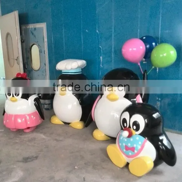 Fiberglass Cartoon Penguin Mascot photo-5
