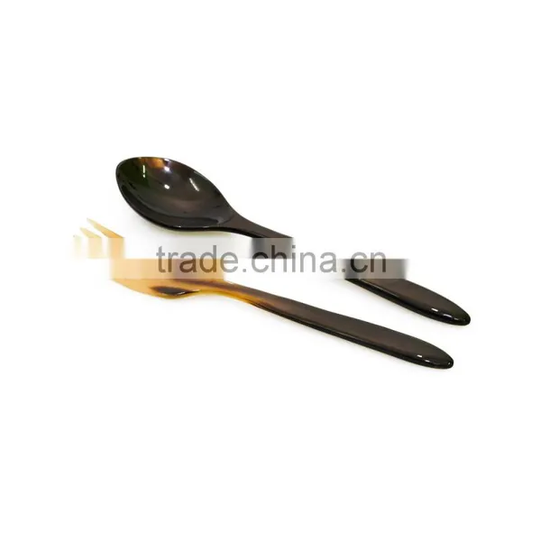 Horn Spoon, Amber Color, 100% Handmade in Vietnam photo-5