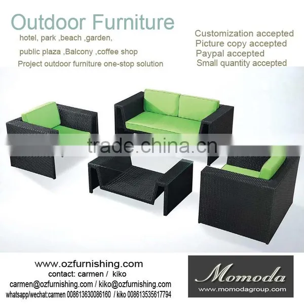 8039 Wholesale Synthetic Rattan Furniture Garden Sofa Outdoor Furniture