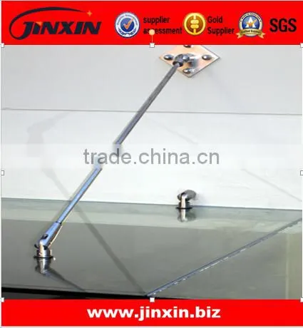 JINXIN Excelent Quality With Competitive Price Stainless Steel Glass Canopy photo-3