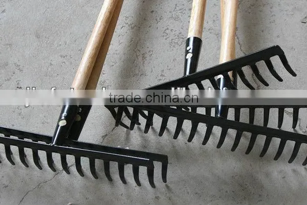 Rake R106 With 1.2m First Class Wooden Handle, photo-5