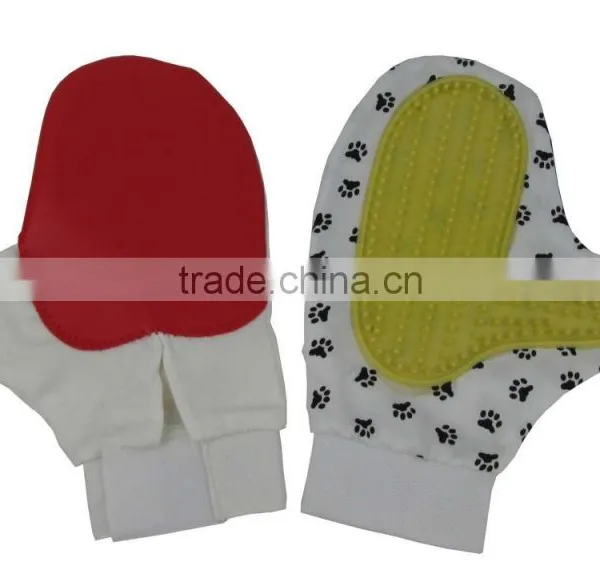Dog Grooming Massage Glove, Dog Bath Glove photo-2