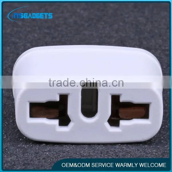 Euro to us Plug Travel Adapter White photo-2
