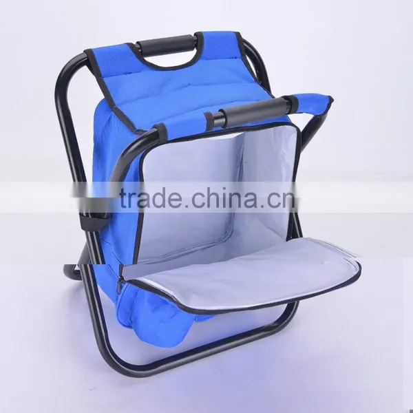 Steel Frame and 600D Backpack Cooler Chair , Travel Camping Chair, Cooler Bag photo-4