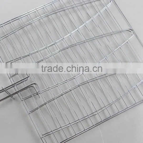 Outdoor Barbecue Wooden Handle Grill Net photo-3