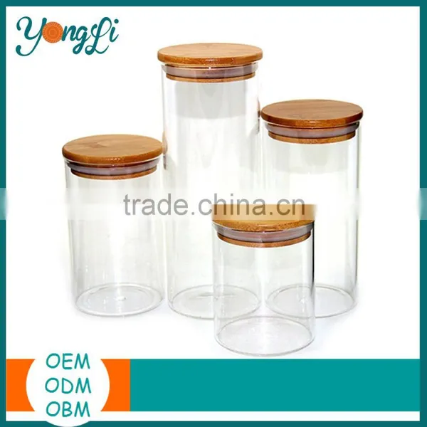 Glass Food Spice Kitchen Storage Container Glass Jar With Lid photo-3