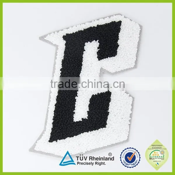 Factory Supply Cheap OEM Logo Embroidered Number Chenille Patches photo-4