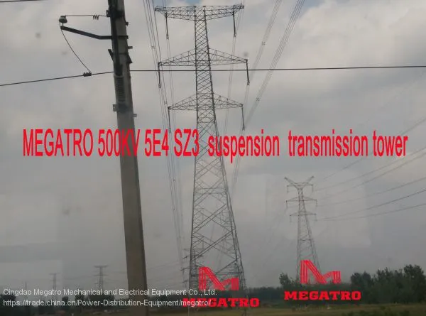 MEGATRO 500KV 5E4 SZ3 Suspension Transmission Tower photo-2