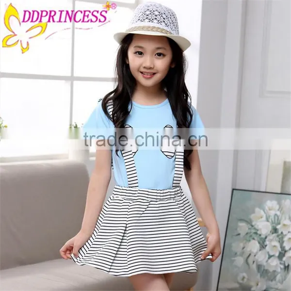 Wholesales Large Stock Fashion Two-piece Kids Suits Shirt Suit for Girl photo-2